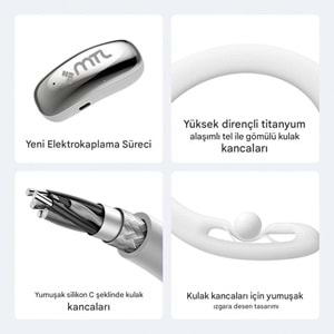 MT934 OWS ANC KABLOSUZ BLUETOOTH KULAKLIK /10/100