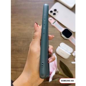 SAMSUNG A32 4G RENK ATMAYAN KEEP SİLİKON KILIF - HAKI