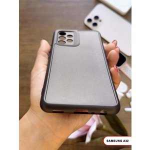 SAMSUNG A32 4G RENK ATMAYAN KEEP SİLİKON KILIF - SIYAH