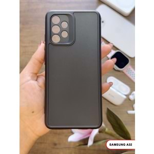 SAMSUNG A32 4G RENK ATMAYAN KEEP SİLİKON KILIF - SIYAH