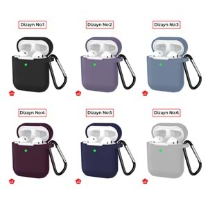 SOO-150 AİRPODS 1.NESİL / AİRPODS 2.NESİL ASKILI RENKLİ KILIF /20