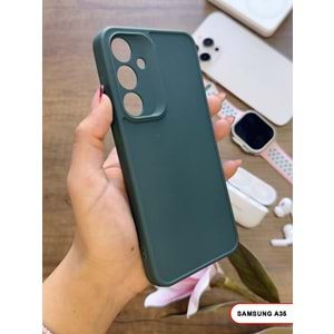 SAMSUNG A35 / A55 RENK ATMAYAN KEEP SİLİKON KILIF - HAKI