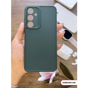 SAMSUNG A35 / A55 RENK ATMAYAN KEEP SİLİKON KILIF - HAKI