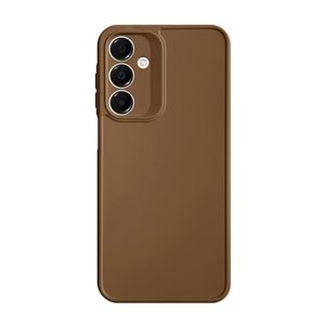 SAMSUNG A35 / A55 RENK ATMAYAN KEEP SİLİKON KILIF - KAHVERENGİ