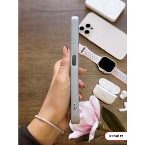 XİAOMİ REDMİ 12 RENK ATMAYAN KEEP SİLİKON KILIF - GRI