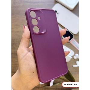 SAMSUNG A25 RENK ATMAYAN KEEP SİLİKON KILIF - MOR