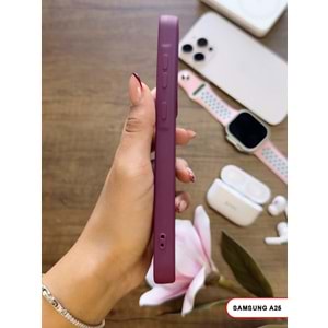 SAMSUNG A25 RENK ATMAYAN KEEP SİLİKON KILIF - MOR