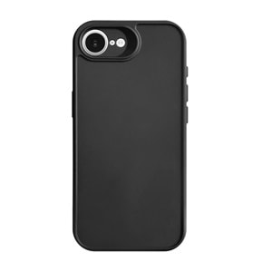 IPHONE 16E RENK ATMAYAN KEEP SİLİKON KILIF - SIYAH