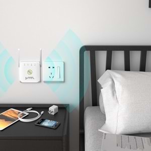MT8650 KABLOSUZ WİFİ TEKRARLAYICI / GENİŞLETİCİ / YÖNLENDİRİCİ 1200 Mbit/s /50