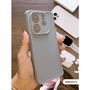 XİAOMİ REDMİ NOTE 14 4G RENK ATMAYAN KEEP SİLİKON KILIF - GRI