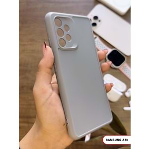 SAMSUNG A13 4G RENK ATMAYAN KEEP SİLİKON KILIF - GRI
