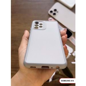 SAMSUNG A13 4G RENK ATMAYAN KEEP SİLİKON KILIF - GRI
