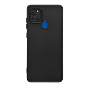 SAMSUNG A21S RENK ATMAYAN KEEP SİLİKON KILIF - SIYAH