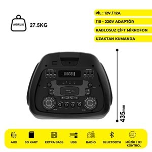 MRD-1515Q BT SES SİSTEMİ