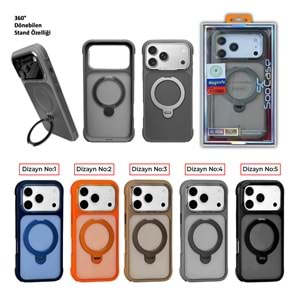 İPHONE 16 PRO MAX MAGSAFE UYUMLU SOO-800 DARBE EMİCİ SİLİKON TELEFON KILIFI - GRI