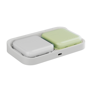 MT4565 10.000 MAH 4İN1 İKİZ ŞARJ İSTASYONLU 37.5W MAGSAFE POWERBANK - YEŞİL-BEYAZ