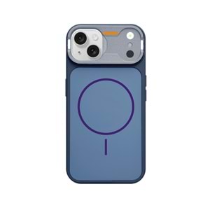 IPHONE 15 MAGSAFE UYUMLU DÖNÜŞÜM SPİN SİLİKON KILIF - LACIVERT