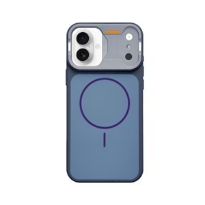 IPHONE 16 MAGSAFE UYUMLU DÖNÜŞÜM SPİN SİLİKON KILIF - LACIVERT