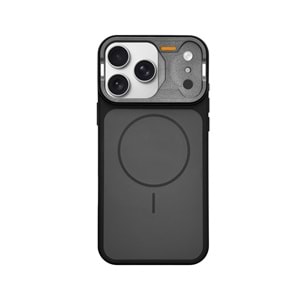 IPHONE 17 PRO MAGSAFE UYUMLU DÖNÜŞÜM SPİN SİLİKON KILIF - SİYAH