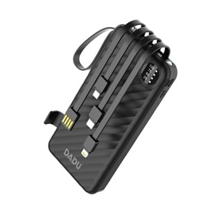 DADU DP-067 10.000 MAH 4 ın 1 IŞIKLI VE STANDLI DAHİLİ KABLOLU PD ŞARJ POWER BANK