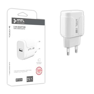 MT1214 12W 2.4A USB ÇIKIŞLI EV ŞARJ ADAPTÖR