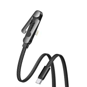 MT2535 TYPE-C TO LİGHTNİNG 35W PD KATLANABİLİR STANDLI ŞARJ VE DATA KABLO 10/200
