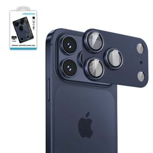 IPHONE 17 PRO MAX ARMOR SAFİR FULL LENS KORUMA - BLUE
