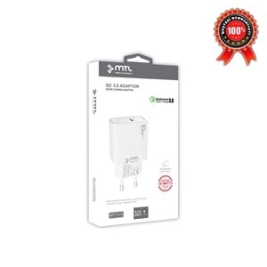MT1315 18W QC 3.0 HIZLI USB ÇIKIŞLI EV ŞARJ ADAPTÖR /10/200