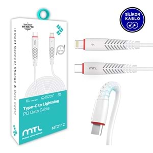 MT2112 60W 1METRE LİGHTNİNG TO TYPE-C PD ŞARJ DATA KABLO /20/300