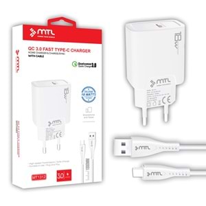 MT1312 18W QC 3.0 HIZLI TYPE-C USB EV ŞARJ CİHAZI /10/200