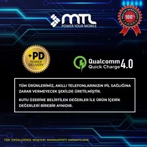 MT1703 20W QC 4.0 TYPE-C ÇIKIŞLI HIZLI PD TYPE-C TO LİGHTNİNG EV ŞARJ CİHAZI /10/200
