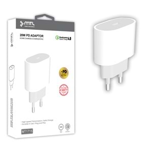 MT1715 20W QC 4.0 HIZLI PD EV ŞARJ ADAPTÖR /10/200