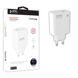 MT1754 33W QC 4.0 TURBO USB EV ŞARJ ADAPTÖR /10/200