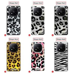 XİAOMİ REDMİ NOTE 14 PRO PLUS 5G LEOPAR DESENLİ LEO SİLİKON KILIF