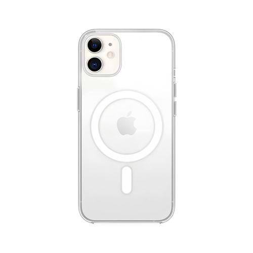 IPHONE 11 MAGSAFE UYUMLU SARARMAYAN ORİGİN KAPAK KILIF - ŞEFFAF