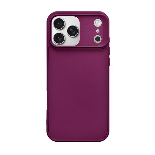 IPHONE 17 PRO MAX RENK ATMAYAN KEEP SİLİKON KILIF - MOR