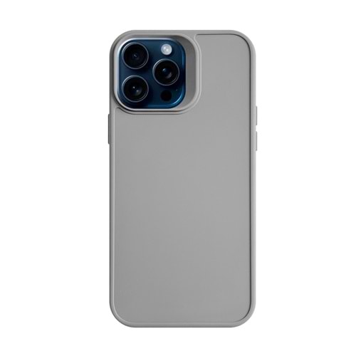 IPHONE 15 PRO MAX RENK ATMAYAN KEEP SİLİKON KILIF - GRI