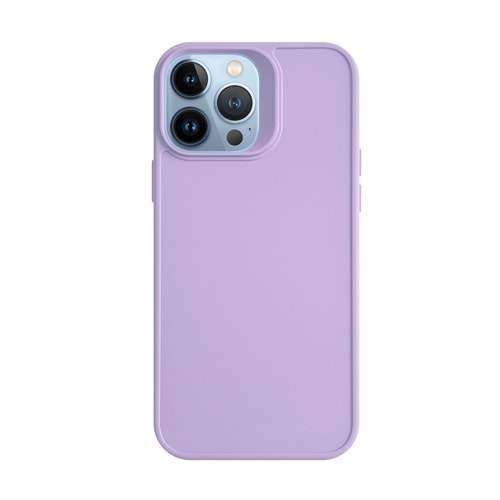 IPHONE 13 PRO MAX RENK ATMAYAN KEEP SİLİKON KILIF - LİLA