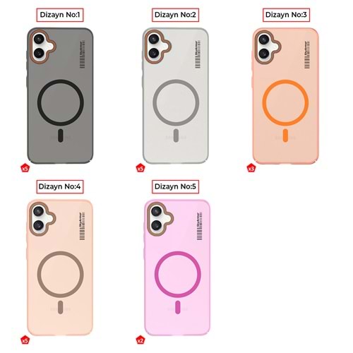 SAMSUNG A07 MAGSAFE UYUMLU MAT SERT KLEİN KILIF