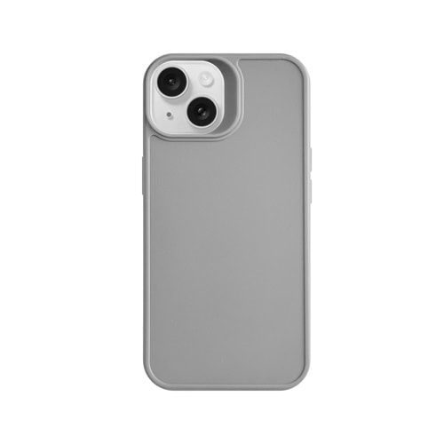 IPHONE 15 RENK ATMAYAN KEEP SİLİKON KILIF - GRI