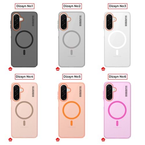 SAMSUNG A17 MAGSAFE UYUMLU MAT SERT KLEİN KILIF