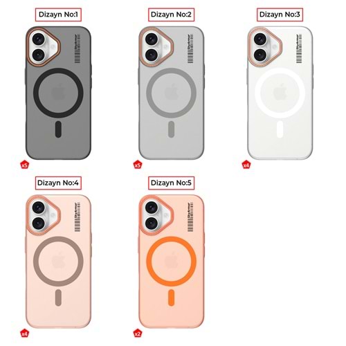 IPHONE 17 MAGSAFE UYUMLU MAT SERT KLEİN KILIF