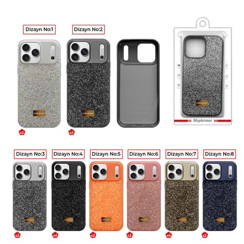 IPHONE 15 PRO TAŞLI DİA PLUS SİLİKON KILIF