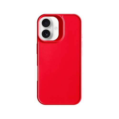 IPHONE 16 RENK ATMAYAN KEEP SİLİKON KILIF - KIRMIZI