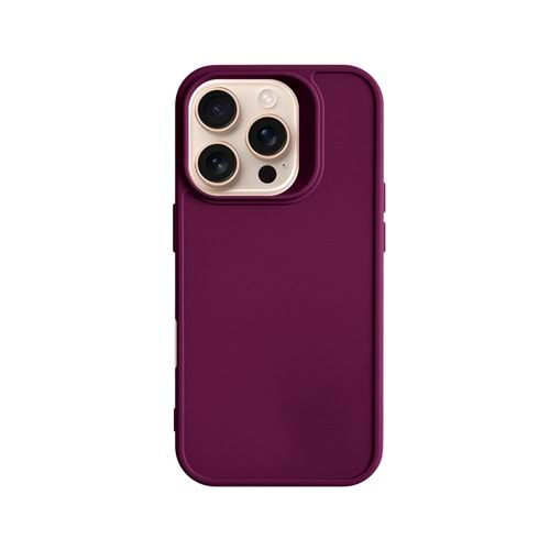 IPHONE 16 PRO RENK ATMAYAN KEEP SİLİKON KILIF - MOR