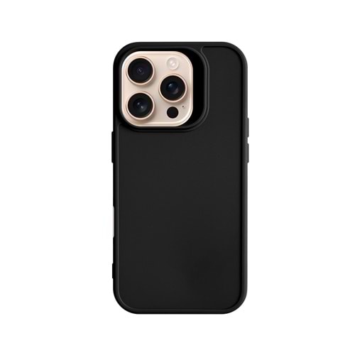 IPHONE 16 PRO RENK ATMAYAN KEEP SİLİKON KILIF - SIYAH