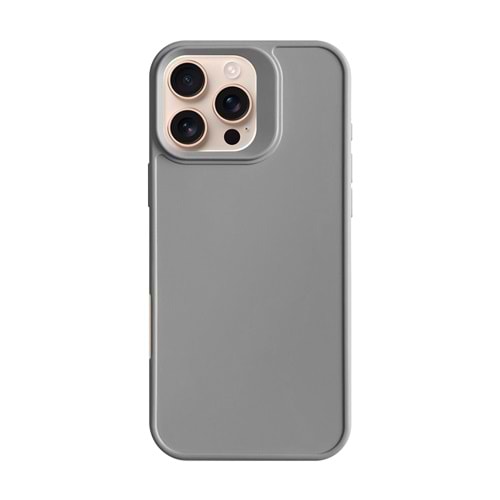 IPHONE 16 PRO MAX RENK ATMAYAN KEEP SİLİKON KILIF - GRI