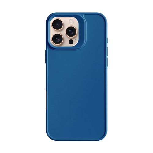 IPHONE 16 PRO MAX RENK ATMAYAN KEEP SİLİKON KILIF - LACIVERT