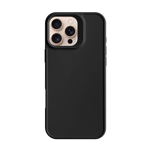 IPHONE 16 PRO MAX RENK ATMAYAN KEEP SİLİKON KILIF - SIYAH