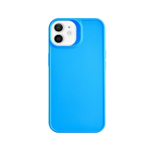IPHONE 12 / 12 PRO RENK ATMAYAN KEEP SİLİKON KILIF - MAVI